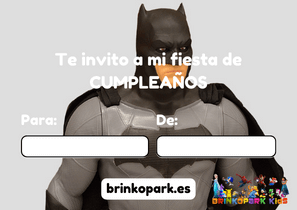 Cara Invitación Batman A Coruña