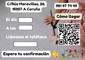 Reverso Invitación Princesa A Coruña