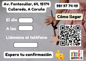 Reverso Invitación Princesa Fonteculler