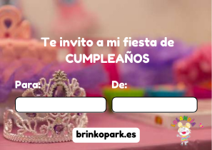 Invitacion Cumpleanos Princesa Lolandia
