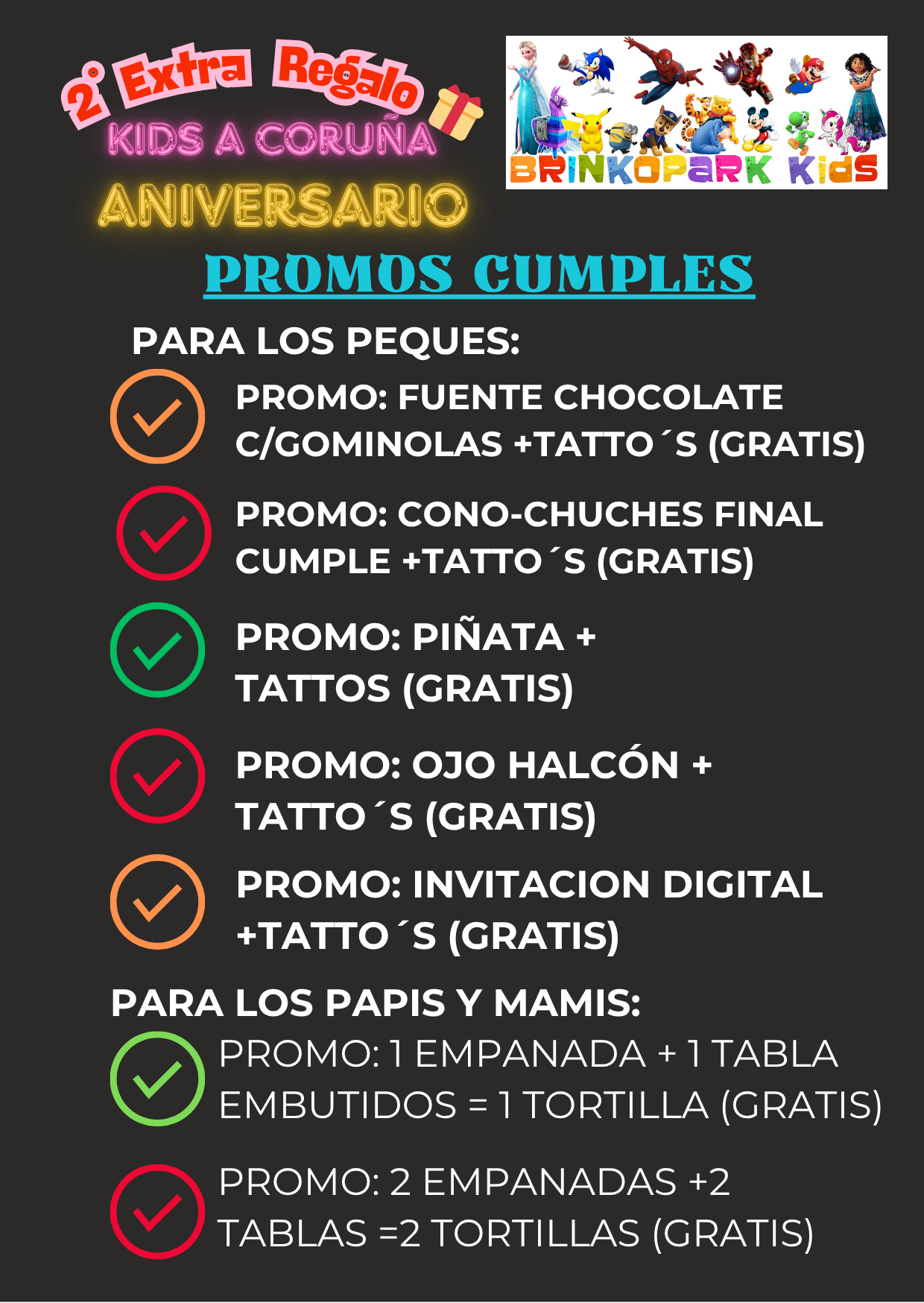 Promos Kids A CoruÑa